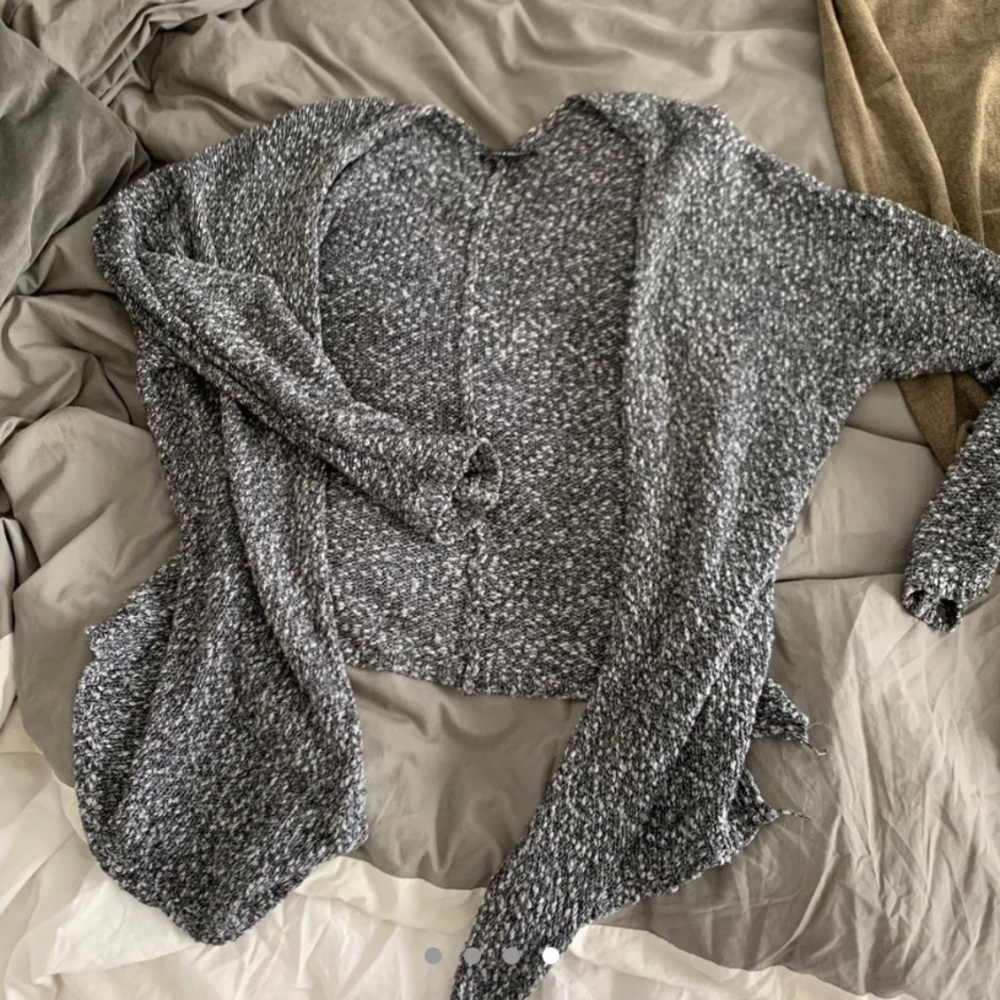 Brandy melville grey knit cardigan
